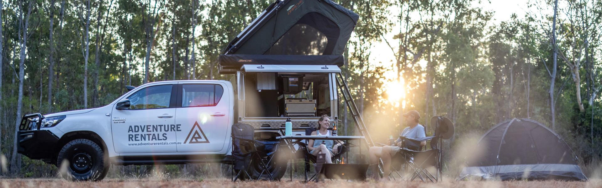 Camper im Wald