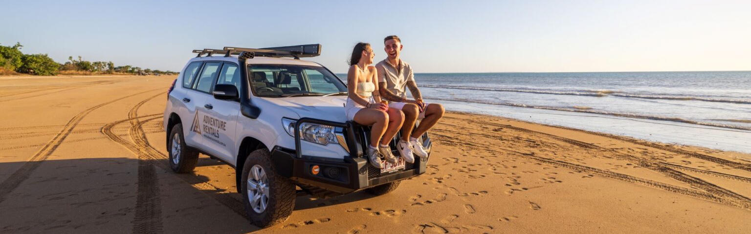 Camper am Strand