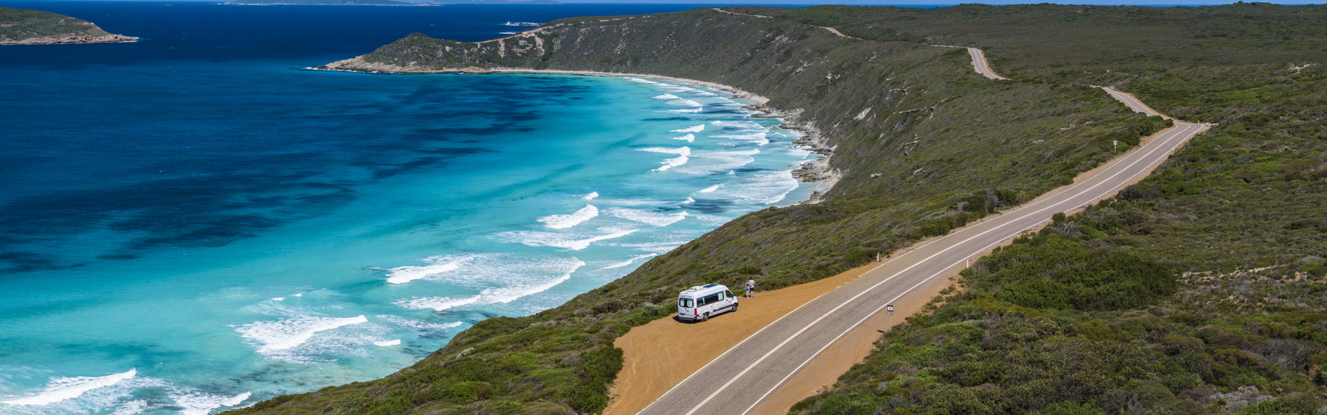 Euro Plus von Apollo Motorhomes an der Küste von Australien