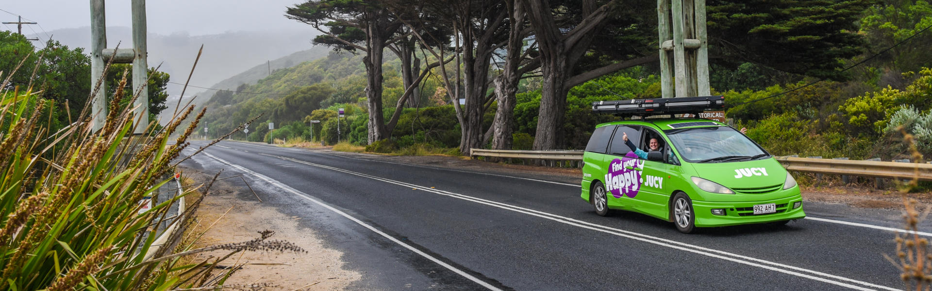 Jucy Crib+ Sleepervan mit Dachzelt für 4 Personen mieten in Australien