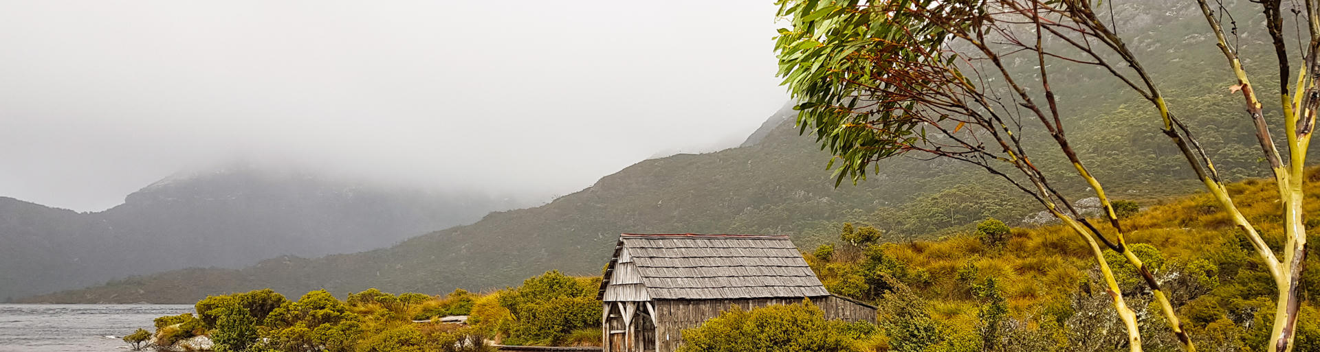 Hütte am Strand in Tasmanien