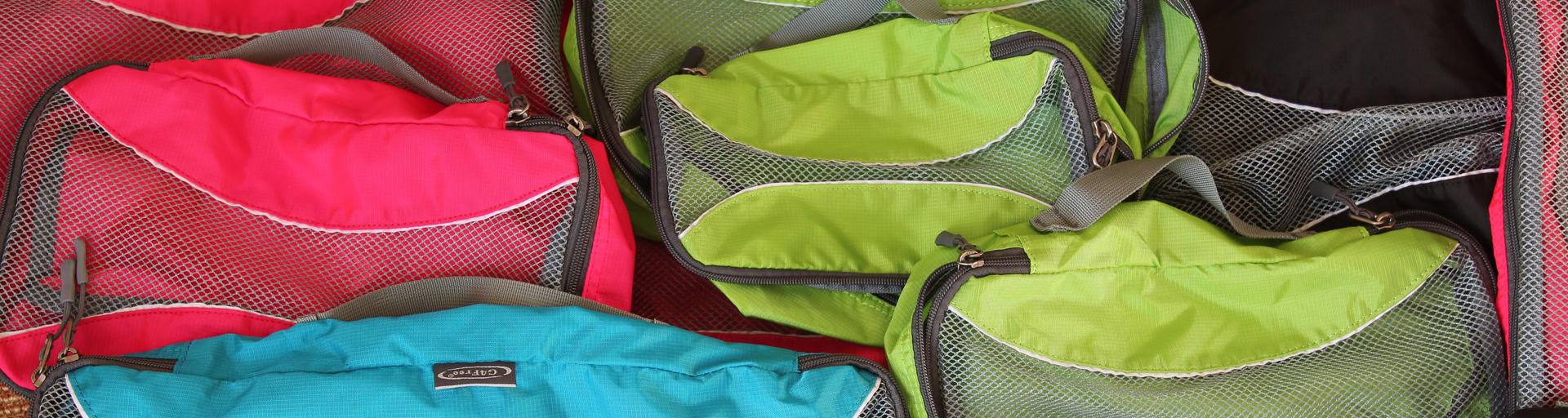 Viele verschiedenen Packwürfel 