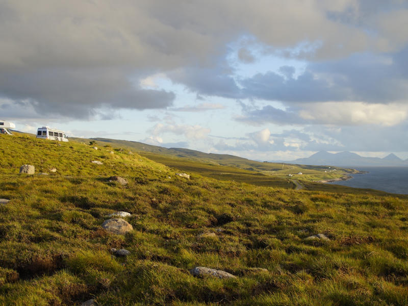 Camping, Schottland, Wohnmobil