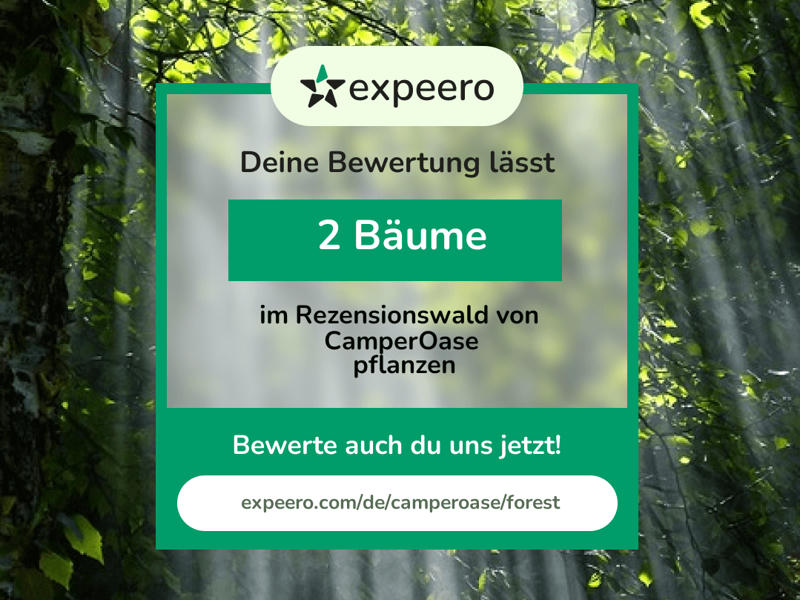 Hinweis zum Expeero-Profil der Camperoase