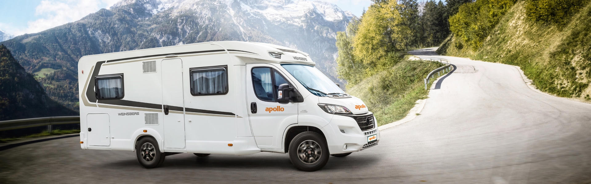 Miete und Reise mit hochwertigen Wohnmobilen von Apollo Motorhomes für 2 bis 6 Personen durch Deutschland