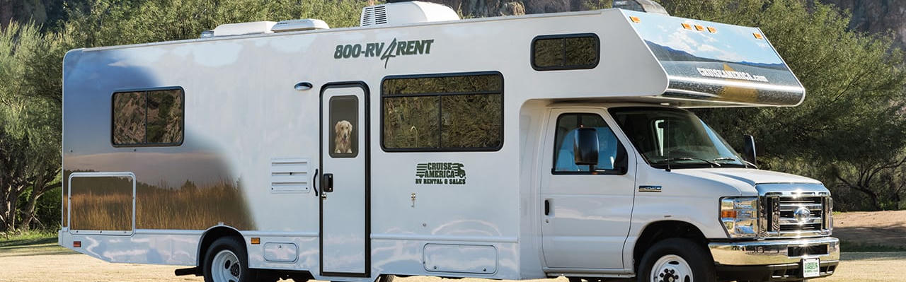 Den Large RV Campervan von Cruise Canada für bis zu 7 Personen in Kanada günstig mieten über CamperOase 