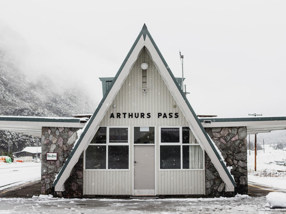 Arthur's Pass, Village, Schnee