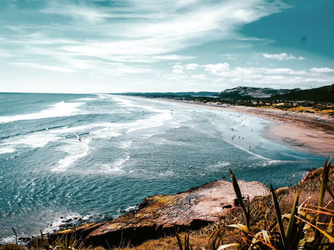 east cape neuseeland, gisborne neuseeland, muriwai neuseeland, strand gisborne