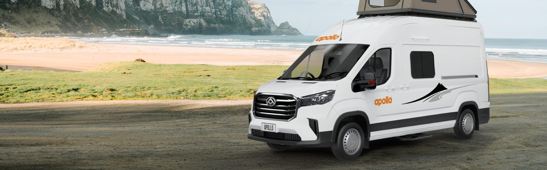 LDV Modell oder ähnlich von Apollo Motorhomes fahrend in Neuseeland