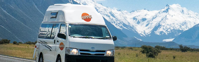 Hippie Campers mieten Neuseeland, Campen ab 18 Jahren