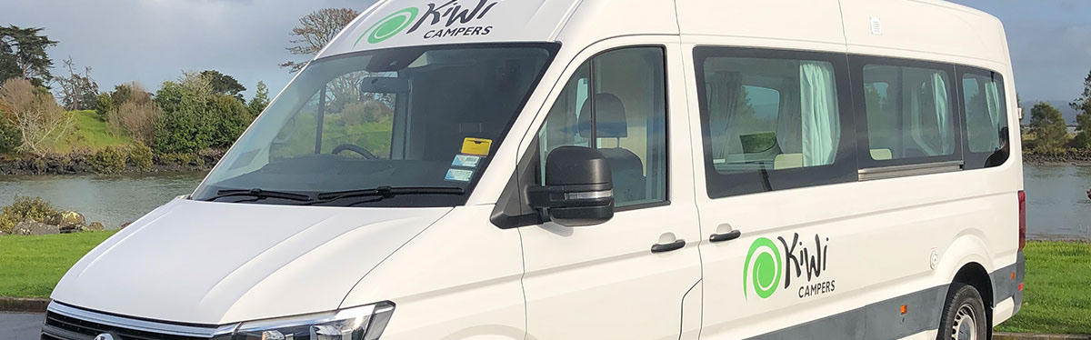 Der moderne Kiwi Deluxe Euro 2 ST Camper mit Standheizung für 2 Personen mieten in Neuseeland