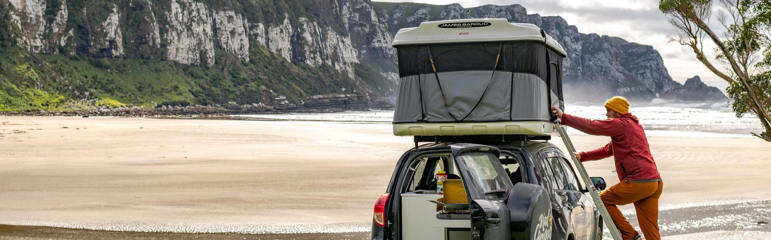 Der MAD Adventurer nicht self-contained mit Dachzelt