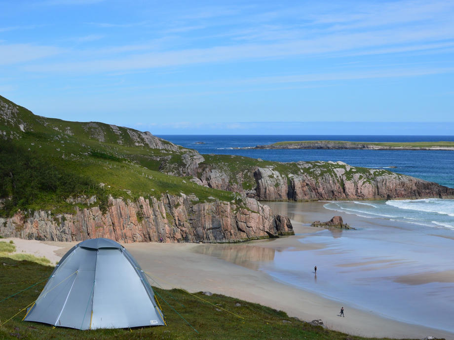 Das Wildcampen ist in Schottland unter Einhaltung einiger Verhaltensregeln erlaubt. Camping in Schottland, Schottland Camper
