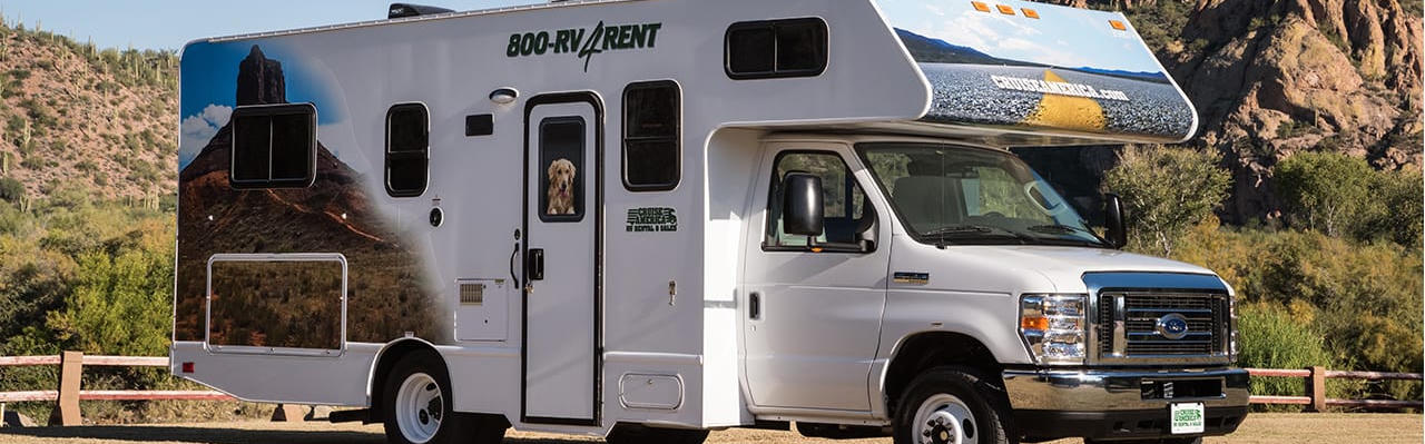 Den Standard RV von Cruise America für bis zu 5 Personen in den USA günstig mieten über CamperOase
